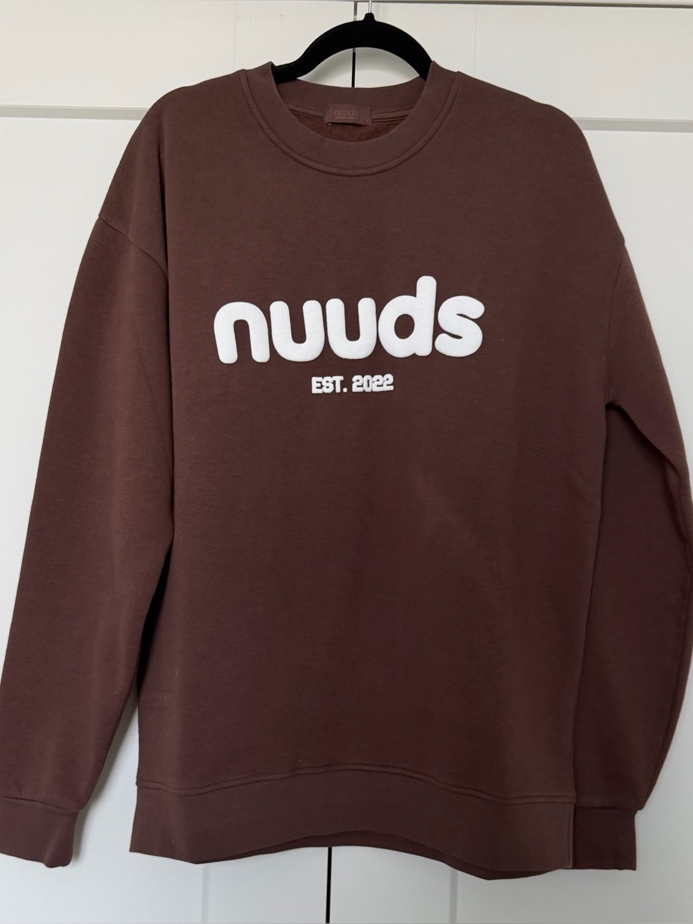 Brand New Chocolate NUUDS Sweatshirt- size S (oversized)
